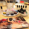 Mixify Beauty DIY nail polish kits arranged on a table ready for a birthday party activity