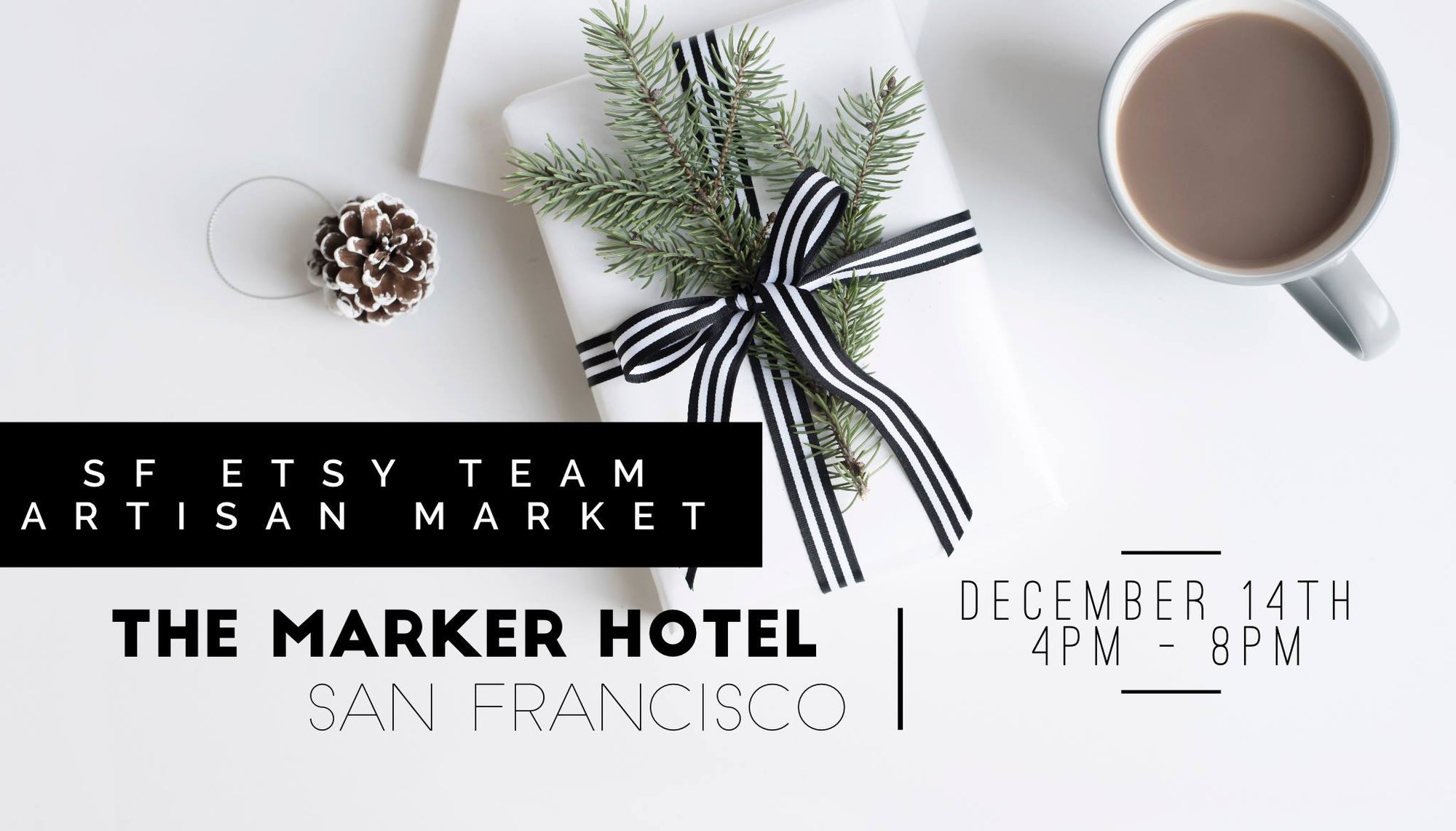 We're going to The Marker and Tratto Host SF Etsy Pop-up Event on December 14th Shop Local, Handmade Gifts by SF Etsy Artists This Holiday Season