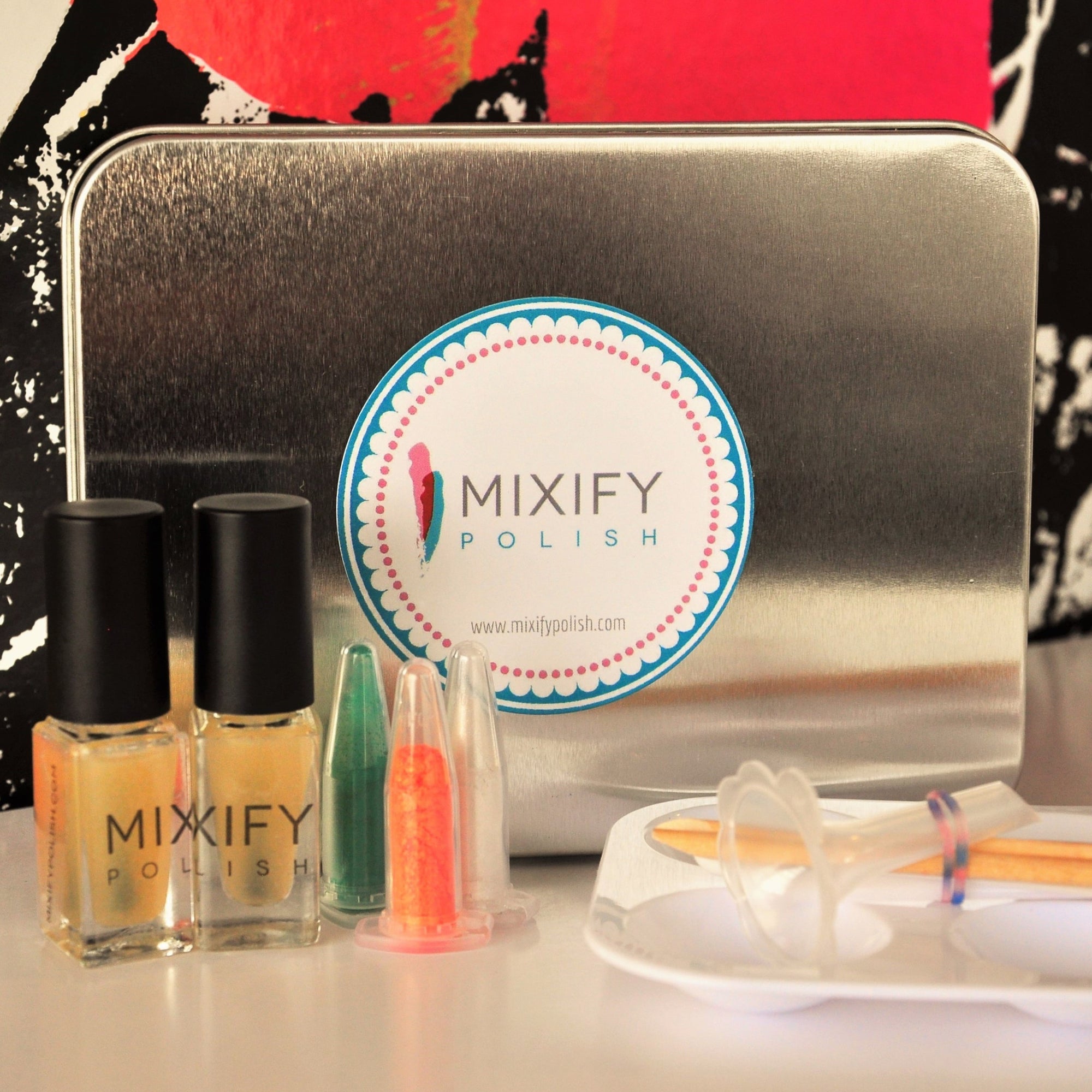 Mixify Polish Gifts Innovative Create Your Signature Nail Polish DIY Mini Kit to Celebrities and Press at GBK’s Pre-MTV Movie Awards Celebrity Gift Lounge
